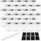 ZEONHEI 120ml 46 Pack Plastic Jars with Black Lids, 4oz Small Refillable Clear Plastic Containers, Round Empty Leak-Proof Storage Spice Jars for Slime Making Kitchen Travel DIY Cosmetic Crafts
