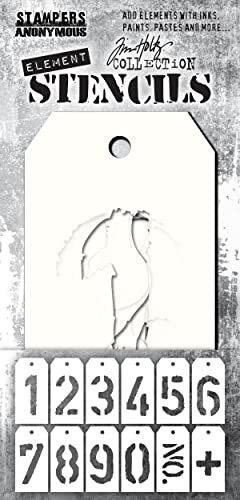 Freight Element Stencils for Card Making, Scrapbooking and Mixed Media