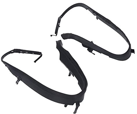 Scheinwerferdichtungsblende, 4B0941191A Paar Vordere Scheinwerfer-Dichtungsverzierung Linker Rechter Gummiersatz für C5 2002-2005 Facelift