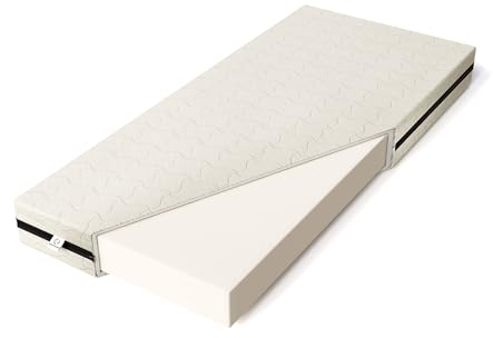 smartwood Kindermatratze 70x160 12cm Matratze für Kinder - H2 Schaumstoffmatratze Oeko-TEX-Zertifiziert - Wendbar - mit Waschbarem Antiallergischem Bezug – SmartComfort | Made in EU
