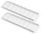 ZESLIV Rejilla de ventilación (2 unidades, aluminio, 100 x 350 mm), color blanco