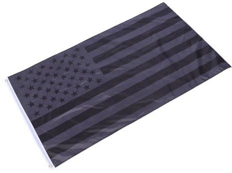 SEWOART Schwarze Us-flagge Garten Flagge Amerikanische Flagge Outdoor Dekoration Wohndekoration Polyester Ornament