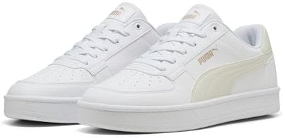 PUMA Unisex CAVEN 2.0 Sneaker, White-Vapor Gray Gold, 3.5 UK