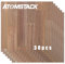 ATOMSTACK 30 Stück unbehandeltes Holz, 30 x 30 cm Leere Holzplatten für DIY, Lasergravur, Holzhandwerk, Pyrographie gespleißtes Sperrholz Schwarznuss