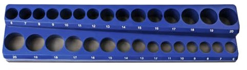 Tools 1/4 3/8'' Bit Organizers Screwdriver Bit Holder 1/4 Inch 3/8 Inch & Inch Drive Magnetic Base Bit Organizer Case