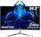 Gawfolk 24.5 Inch Gaming Monitor 180Hz with AMD FreeSync, Flicker-Free, HDMI 2.0, DP 1.4, Ultra-Thin Frameless PC Monitor