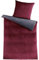 Carpe Sonno Winter Bettwäsche Cashmere Touch 135x200 cm - Warme Winterbettwäsche aus Teddy Fleece - Kuscheliges 2-teiliges Plüsch Bettzeug - Rot Anthrazit