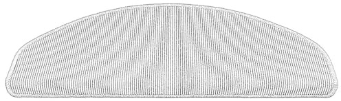 Tretford Interland, Stufenmatte Farbe 558 Opal, 65 x 23 x 3,5 cm Stufenmatten-Formate Halbrund