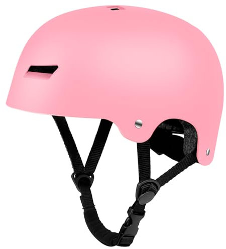 LeapBeast City Helm,Erwachsene Fahrradhelm, Radhelm,Skaterhelm,Belüftung |Sicherheit,für Jugendliche und Junge Erwachsene für Stunt-Scooter I Skateboard,Grössenverstellbar (Mattes Puder, L)