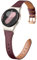 CeMiKa One Klick Cuir Bracelet Compatible avec Samsung Galaxy Watch 7 6 5 4 Bracelet 40mm 44m, Cuir Bracelet Montre pour Samsung Watch 6 Classic 47mm 43mm/5 Pro 45mm/4 Classic 42mm 46mm/FE, Vin Rouge