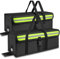 Zilchx Ebike Akkutasche, 2 PCS Feuerfeste Akkutasche bis 2100 °C, 8 Schichten Brandschutzbox, Wasserdicht Explosionssicher Lipo-Sichere Tasche, zum Laden Transportieren Lagern, 51x16x16cm
