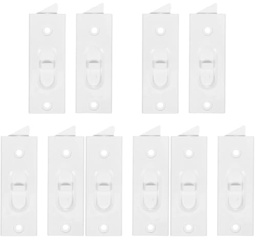 Lurrose Sash Window Tilt Latch Replacements Snap-in Latch Pairs Window Locks for Replacement Left & Right Supplies Easy Install