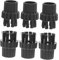 Gatuida 6pcs Steam Cleaner Brush Replacement Kit Durable Bristle Brushes for Cleaning of Floors Grout and Hard to Reach Corners Compatibility and Easy Replacement