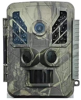 QAXRZCUCD 32MP 4K HD Outdoor Wildlife Game Hunting Trail Camera Traps With Wifi Control Crisp Images And Videos(No WIFI)