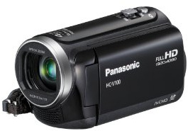 Panasonic HC-V100 HD Camcorder Full HD - camcorders (Handheld camcorder, 25.4/5.8 mm (1/5.8), 2.38-81 mm, Memory card, Auto, Cloudy, Full HD)