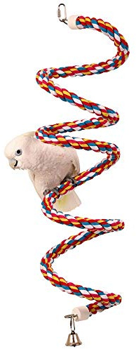 Northern Parrots Parrot Boing - Cotton Spiral Bouncing Perch - Large