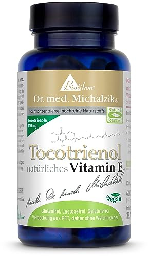 Tocotrienol, nat. Vitamin E nach Dr. Michalzik, 110 mg Tocotrienol, 60 Kapseln