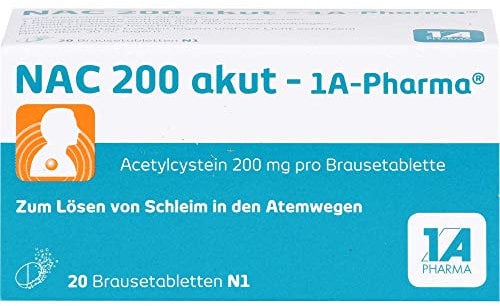 NAC 200 akut-1A Pharma Brausetabletten 20 St