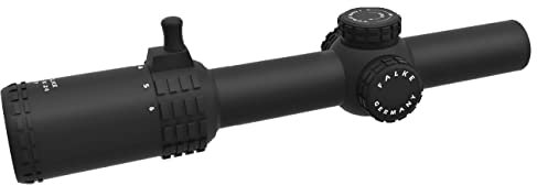 Jagd- Zielfernrohr von Falke Modell 1-6x24 Jagd, Absehen L4 Center Dot, ideal für Pirsch- und Drückjagd