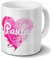 digital print Tasse mit Namen Paula - Motiv Painted Heart - Namenstasse, Kaffeebecher, Mug, Becher, Kaffeetasse - Farbe Weiß