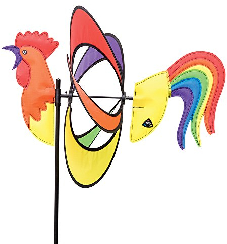 hq-invento Rooster Wetterfahne, Mehrfarbig, 53 x 39 x 97 cm (Rooster)