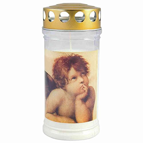 Gedenkkerze Engel Raphael 170 x 75 mm 4 Tage (Liefermenge: 3)