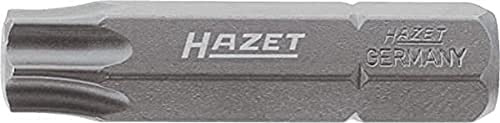 HAZET Bit 2224-T27, 5/16 Zoll (8 mm) Sechskant, Innen TORX Profil, SW T27 | Antrieb 5/16 Zoll (8 mm) Sechskant massiv, Abtrieb Innen TORX Profil, Sechskant-Antrieb ISO 1173 C8 (5/16″), TORX 4.99 mm