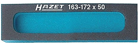 HAZET 163-172X50 Weichschaumeinlage | Safety-Insert-System – alle Werkzeuge rüttelfest eingebettet | Made in Germany
