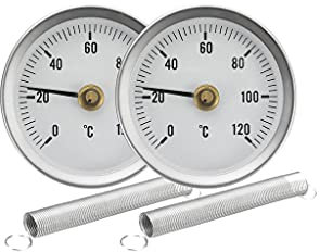 Milageto Home Industrial 63mm Temperature Dial, 2pcs