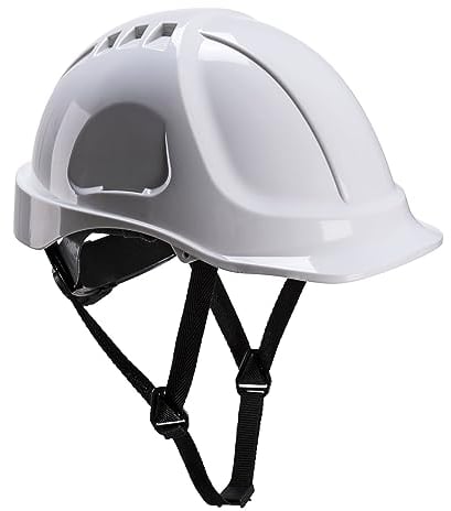 Portwest PS54 Casco de Seguridad Ligero para Construcción Endurance Blanco