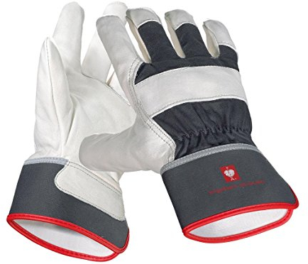 Engelbert Strauss Narbenleder-Handschuhe Platinum, Größe:11, Farbe:graphit