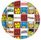 8 piatti di cartone Avengers Pop Comic 20 cm