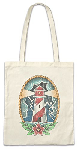 Urban Backwoods Lighthouse Hipster Bag Beutel Stofftasche Einkaufstasche