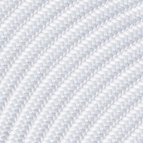 Home Sweet Home Cordon de fer à repasser | commande 1.5 mètre | Blanc | coton | cordon d'alimentation 2 fils | câble textile 2x0.75m² | approuvé par VDE | faites votre propre lampe unique