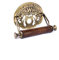 Traditional GWR Brass Toilet Roll Holder in Antique Finish
