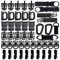 ECANGO 48PCS Tactical Gear Clip Set Molle Gurtaufsätze für Tactical Backpack Bag
