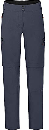 Bergson Vina Zipp-Off | Damen 2in1 Radhose (mit gepolsterter Innenhose) - Funktionelle Damen 2in1 Radhose mit Zipp-Off-Funktion, Normal-/Kurz-/Langgrößen, Supra Stretch 4-Wege-Stretch, inklusive gepo