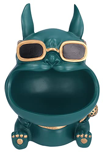 BORDSTRACT Figurines de Chien à Grande Bouche, Panier de Rangement de clés d'entrée pour Le Stockage de Bijoux de pièce de Bonbons de clé de Bureau à Domicile