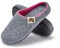 Gumbies Hausschuhe aus recycelten Materialien - rutschfeste & stabile Sohle, herausnehmbare Einlegesohle, wärmehaltend, für drinnen & draußen geeignet - Grey Pink, 37