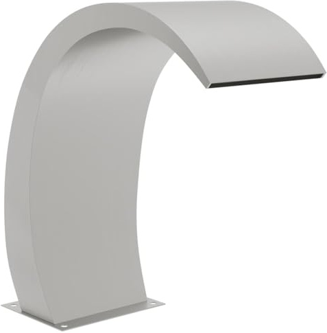 vidaXL Pool-Wasserfall 22x60x70 cm Edelstahl 304