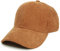 JOYISURE Baseball Cap Herren Damen Einfarbige Cord Baseballmütze Sommer Beiläufiger Schirmmütze Einstellbar Atmungsaktiv Baseballkappe UV-Schutz Baseball Kappe für Draussen,Sport und Reisen,Braun