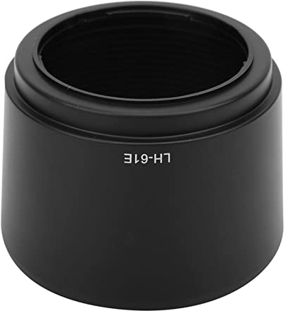 Parasol de Lente Lh-61e, LH-61E Parasol de Plástico Negro para 70-300 Mm F Cámara Luz Reductora 4.8-6.7 Cámaras en Fotografía Al Aire Libre