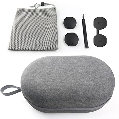 HUAYUWA Harte VR Tragetasche für Playstation VR2, Aufbewahrungstasche kompatibel für PS VR2 Headset und Touch Controller Zubehör, für Zuhause und Reisen