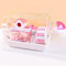 XIAOZHUANGXIONG Hamsterkäfig Klein Plastik, Käfig für Nagerkäfig, Meerschweinchen mit Zubehör, Fully Transparent, Acrylic Material (Color : Pink)
