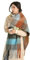 Damen Schal, Kariert übergroßer Winter SchaltuchKaro Schultertuch Plaid Deckenschal Modeschal Weich Warm Strickschal Oversized Herbstschal Warme Winter Stola mehrfarbig,Rostrot