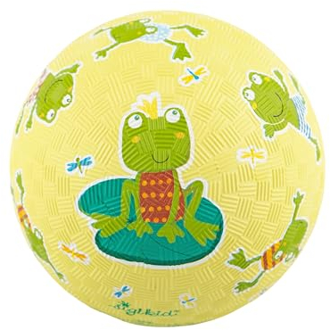 sigikid 43087 Frosch Kautschukball-12, grün/Frosch/12 cm