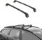 TURTLE DACHTRÄGER AIR-2, Barrenlänge 102-102 cm Aluminium Dachgepäckträger, 75 kg Tragfähigkeit-Abschließbarer, Einstellbarer Fahrrad und Skiträger, Kompatibel Ford S-MAX 2015-2024