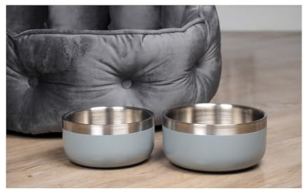 Zoon ThermaBowl Technology Dog Bowl for keeping Food and Water Cooler for Longer - 21cm