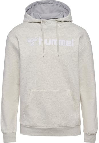 hummel Herren Hmlmover Cotton Hoodie Sweatshirt, Egret Melange, XXL EU