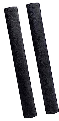 Angoily 2 Piezas guantes congelador heladera protector Mangas de la manija de la puerta del lavavajillas gadgets cocina sartenes de cocina almohadilla para electrodomésticos franela Black